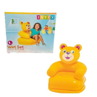 Imagem de Poltrona Sofá Inflável Infantil Tigre 3-8 anos - 65x79cm