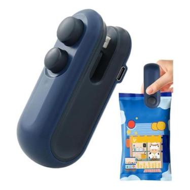 Imagem de Seladora Embalagem Plástico Alimento Portátil Recarregável - Alwy