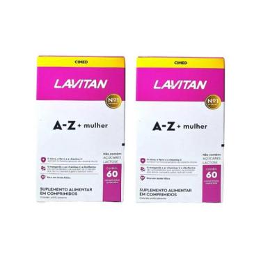 Imagem de Kit 2 Suplemento Lavitan A-Z Mulher Com 60 Cp - Cimed