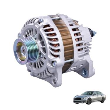 Imagem de FuseRish Alternador 150A A003TJ1991A compatível com Infinit-i EX35 FX35 G35 M35 2007-20103.5L e M37 Q50 G37 Q70 Q70L 2008-2019 3.7L; Compatível com Nissa-n 3,7L; 50Z 37 0Z 2007-2010 3,5L 3,7L