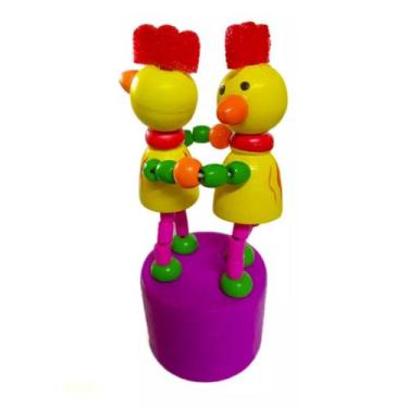 Imagem de Brinquedo Pedagógico Educativo Em Madeira Fantoche Animais - PERNA MOL