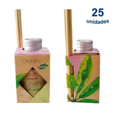 Imagem de Kit 25 Aromatizante de Ambiente 100ml Difusor Vareta Perfumado Cheiros