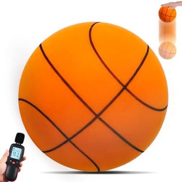 Imagem de MIVERYEA Bola de basquete silenciosa tamanho 7 (75 cm), bola de espuma macia sem som para drible silencioso e treinamento interno, bola de salto mais alta sem ar ranhurada para todas as idades, jogos