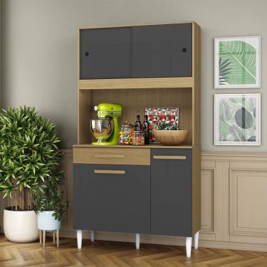 Imagem de Cozinha Compacta 2004306 Atacama Grafite Aramóveis