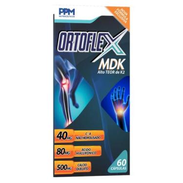 Imagem de Ortoflex mdk 1000mg alto teor de k2 e ácido hialurônico  fórmula exclu