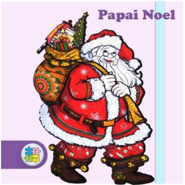 Imagem de Quebra-cabeça Papai Noel 200 Peças - Guto Wood Arts