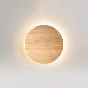 Imagem de Armazém de parede LED moderna, luzes de parede Hardwired, 16W/24W Lâmpada de parede interna diminuída, arandelas de parede iluminação para quarto, corredor, escada, corredor da sala, grão de