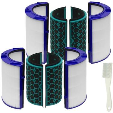 Imagem de CHAMONNY Filtro de substituição TP04, compatível com purificador de ar Dyson HP04 TP04 DP04 TP05 DP05, em comparação com a peça nº 968707-04, 968708-04, 969048-01 (2)