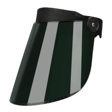 Imagem de Dualoai Máscara de soldador, capacete de soldagem com tela de visualização, acessórios profissionais para solda, retificação, corte e MIG, Verde