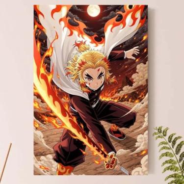Imagem de Placa Quadro Decorativo - Kimets.u no Ya.iba - Kyo.juro Ren.goku (Rengoku_03)