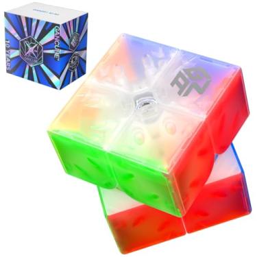 Imagem de Bukefuno GAN 251 Air 10th Anniversary Edition 2x2 Magnetic Magic Cube GAN 251 Air M 2x2x2 Stickerless Cubes Gans Mini Magnets (10th Anniversary Version)