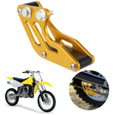 Imagem de USTPO Protetor de guia de corrente de motocicleta CNC para XR CRF KLX SSR TTR Apollo SDG 50 65 70 85 100 110 125 150 Mini Bike Dirt Pit Bike Golden