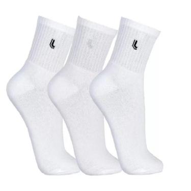 Imagem de Meias Lupo -kit C/12 Pares Meias Cano Médio Ref.3245-089, 37-40, Branc