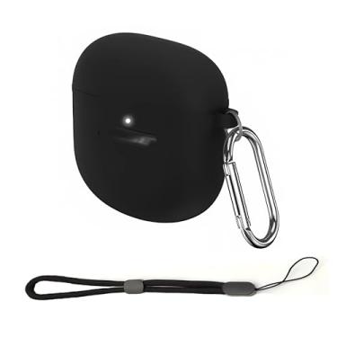 Imagem de CYADCI Capa para fones de ouvido compatível com fones de ouvido Bose QuietComfort II e QuietComfort Ultra, capa protetora à prova de choque, capa de fone de ouvido de silicone, capa de fone de ouvido