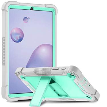 Imagem de BAISRKE Capa para Galaxy Tab A 8.4 Case 2020, capa resistente resistente à prova de choque, híbrida, à prova de choque, para tablet Samsung Galaxy Tab A 8.4 2020 modelo SM-T307 / SM-T307U - Turquesa