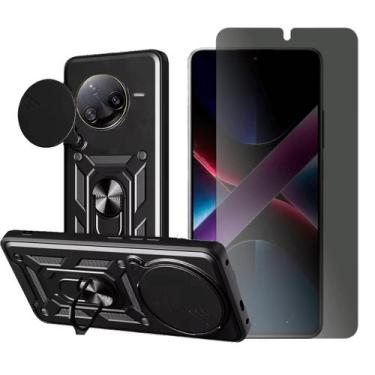 Imagem de Capa Anel Para Xiaomi Poco F7 Ultra + Pelicula Privacidade - GR Global