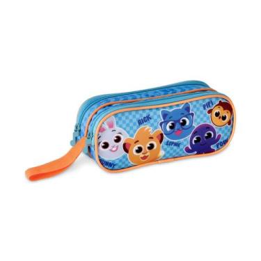 Imagem de Estojo Duplo Bolofofos Estojo Escolar Infantil - Clio