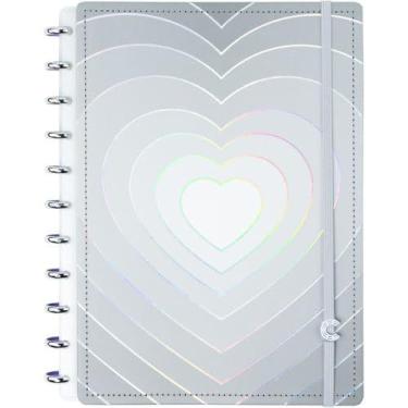 Imagem de Caderno Inteligente Grande Grey Love 80Fls
