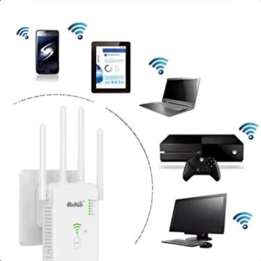 Imagem de Booster de Rede 4 Antenas Bivolt - LIPPIN