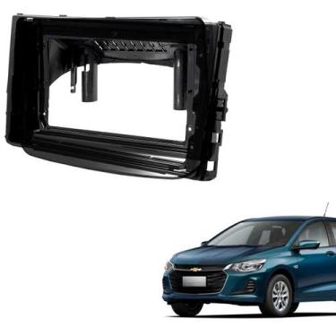 Imagem de Moldura Painel Onix 2021 a 2025 9 Pol Central Multimídia - JR8