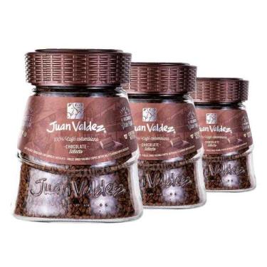Imagem de Café Juan Valdez Solúvel Colombiano Chocolate 3 Potes De 95G