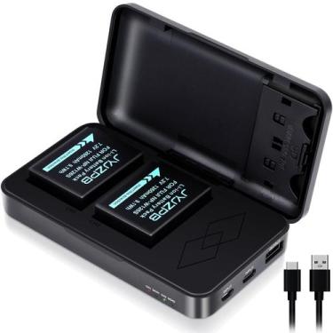 Imagem de Bateria JYJZPB NP-W126S, pacote com 2 unidades e carregador para câmer