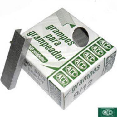 Imagem de Grampo grampeador 9/12 galvanizado 1000 un Acc