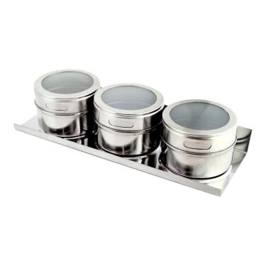 Imagem de Porta Condimento Magnético 4 Peças