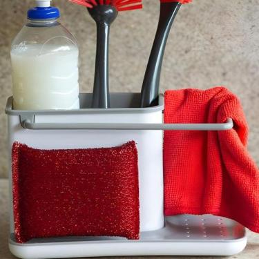 Imagem de Organizador de Pia com suporte para pano Powermaid
