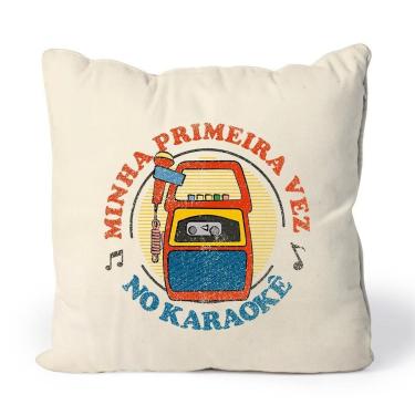 Imagem de Almofada Meu Primeiro Karaokê-Unissex