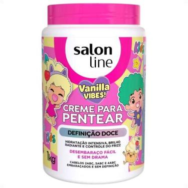Imagem de Creme Para Pentear Salon Line Kids Vanilla Vibes! Definição Doce 1kg