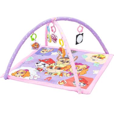 Imagem de Tapete de Atividades Infantil Educativo Dobrável Patrulha Canina Brinquedo Bebê Conforto Diversão Segurança