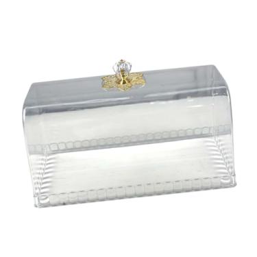 Imagem de Ｂｅｓｇａ Cobertura para alimentos, suporte para bolo, capa protetora, retangular resistente, suprimentos, tampa à prova de poeira, rede para alimentos para, Comprimento 26 Cm