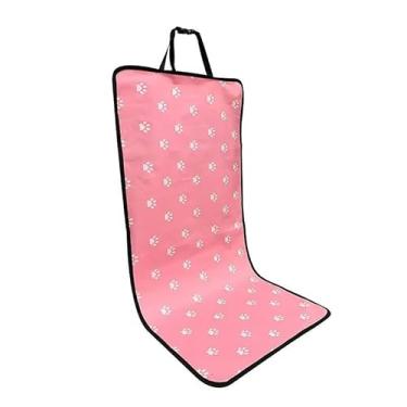 Imagem de Capa de assento de carro para animais de estimação de 106 x 49 cm para assentos dianteiros e traseiros, tapete de viagem impermeável para cães e gatos, protetor de assento de veículo de camada única