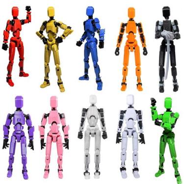 Imagem de Boneco de ação Vnrglix montado T13 Lucky 13 Robots 13,5 cm
