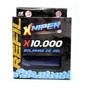 Imagem de Bolinhas De Gel P/ Arminhas de Brinquedo de (7 À 8mm) 30.000 - POLIBRI