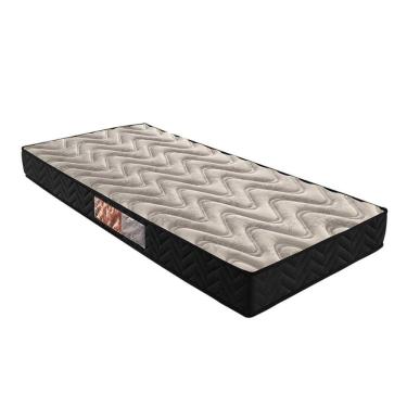 Imagem de Colchão Solteiro Espuma D28 Pasquale Black (78x188x14) - Paropas