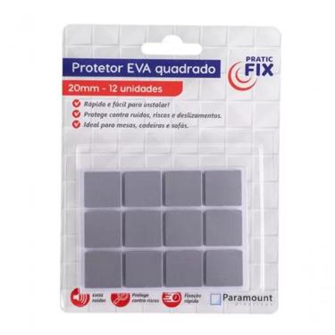 Imagem de Protetor Adesivo Quadrado Pés Cadeiras Mesas