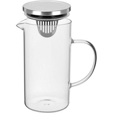 Imagem de Jarra Agua Suco Home&co Com Tampa Inox Borossilicato 1l