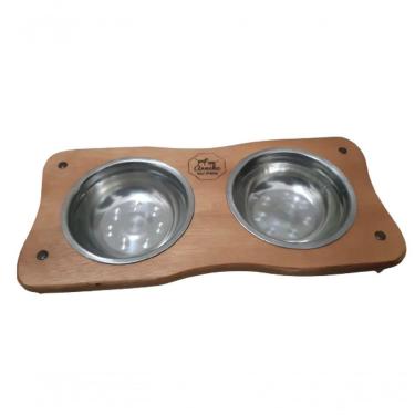 Imagem de Comedouro Bebedouro Pet Duplo P.