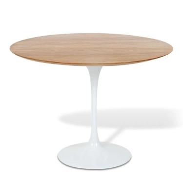 Imagem de Mesa De Jantar Tulipa Saarinen Redonda 150 Cm Branco