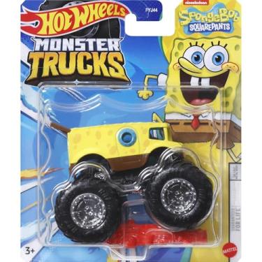Imagem de Hot Wheels - 1:64 - Bob Esponja Calça Quadrada - Monster Trucks - HWC73