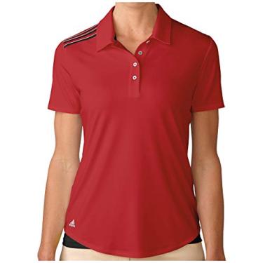 Imagem de Adidas Polo de ombro com 3 listras (A235), Power Red, Large