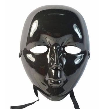 Imagem de Máscara facial Full Face Festival Show Death PVC Black 40g