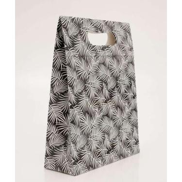 Imagem de Embalagem Presente Sacola Estampada Marisa-16268, Cinza, UN