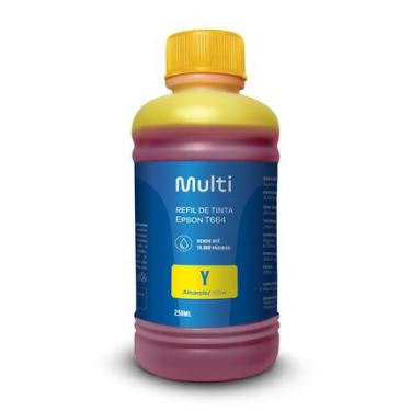 Imagem de Refil de Tinta para Impressoras Epson T664 250ml Amarelo - RF016OUT [Remanufaturado] RF016OUT