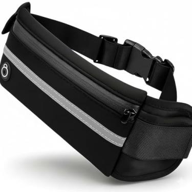 Imagem de Pochete Esportiva Slim Fitness Unissex Impermeável para Corrida e Academia – Ajustável, Leve e com Bolso de Segurança