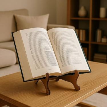 Imagem de Livros e objetos decorativos – expositor em MDF