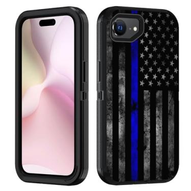 Imagem de BWOOLL Capa projetada para iPhone 16e, resistente 3 em 1, híbrida, policarbonato rígido e silicone macio [grau militar] à prova de choque, capa de proteção contra quedas para iPhone 16e 2025 de 6,1