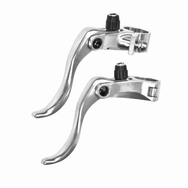 Imagem de Luqeeg Alavanca de Freio a Disco Leve para Mountain Bike Em Liga de Alumínio Com Aderência Aprimorada para Bicicletas de Velocidade única para Guidões de 24 Mm, 2 Cores, Entusiastas do Ciclismo